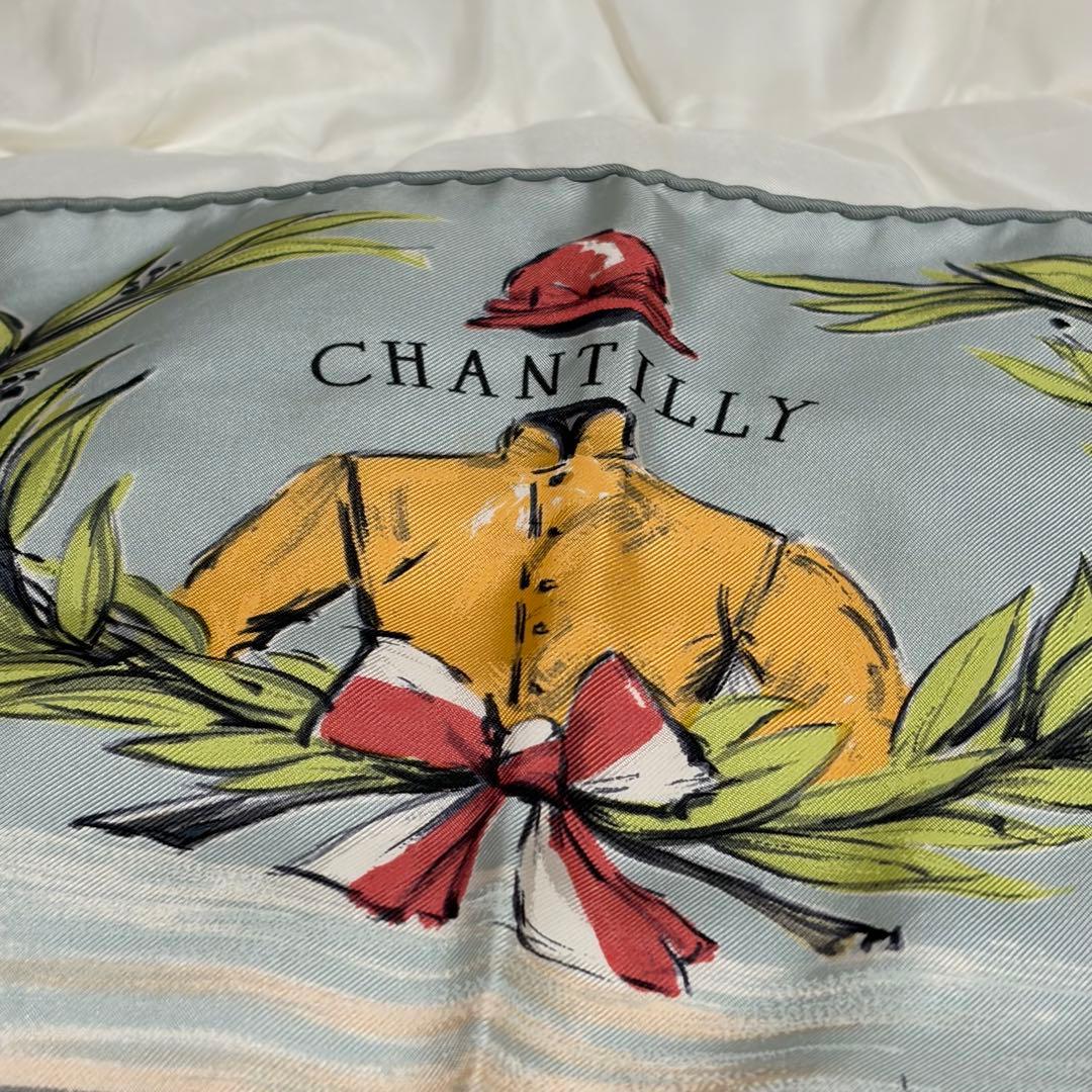 エルメス HERMES スカーフ シャンティイ競馬場 カレ90