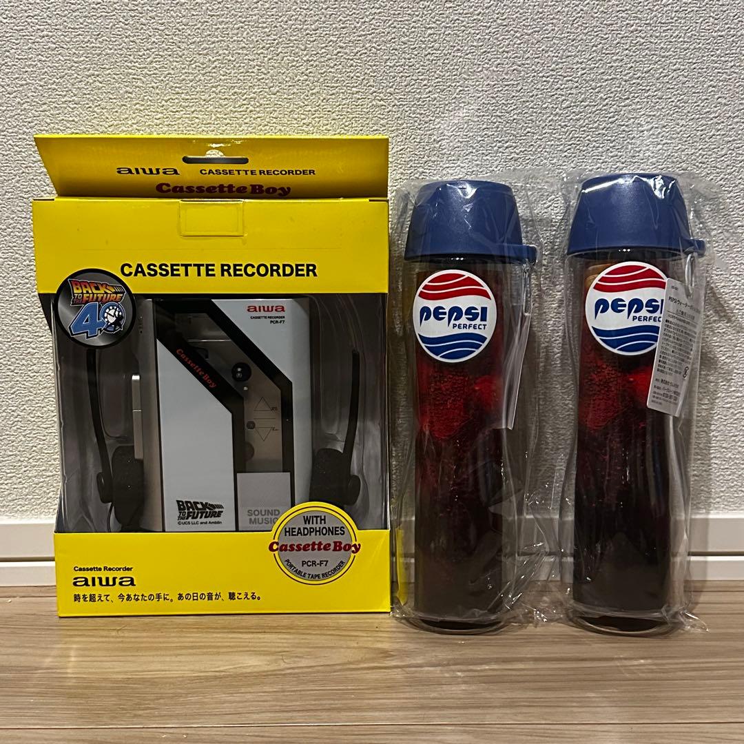 ドンキ バックトゥザフューチャー カセットレコーダー＆ペプシボトル