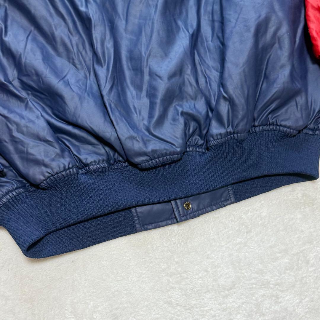 90s MLB AtlantaBraves ブレーブス 光沢サテン スタジャン