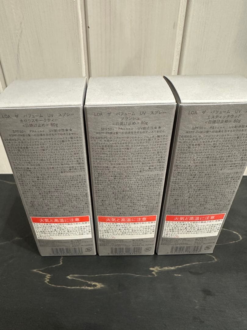 LOA ザパフューム　UV スプレー　　3本セット