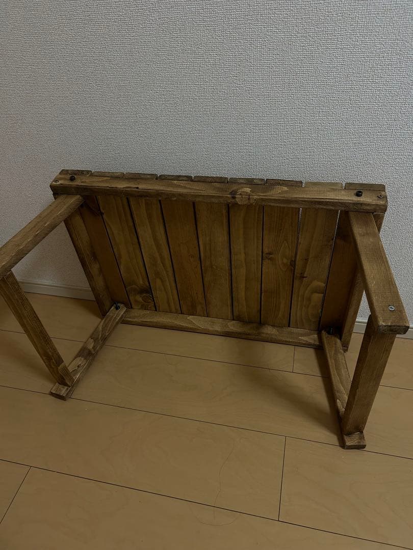 【新品未使用】ハレテーブル同規格 木製キャンプテーブル