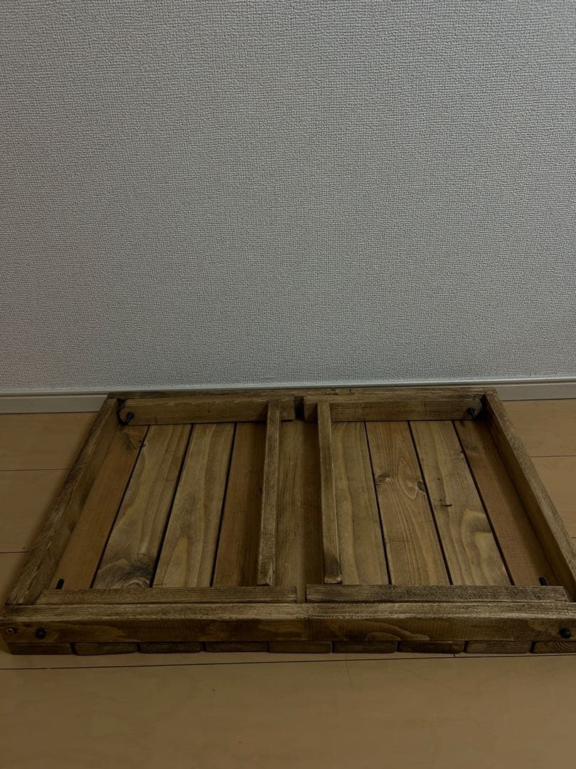 【新品未使用】ハレテーブル同規格 木製キャンプテーブル