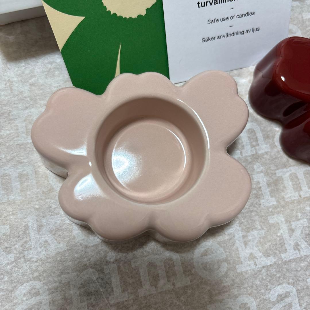 新品　マリメッコ　ウニッコ　ティーライトホルダー
