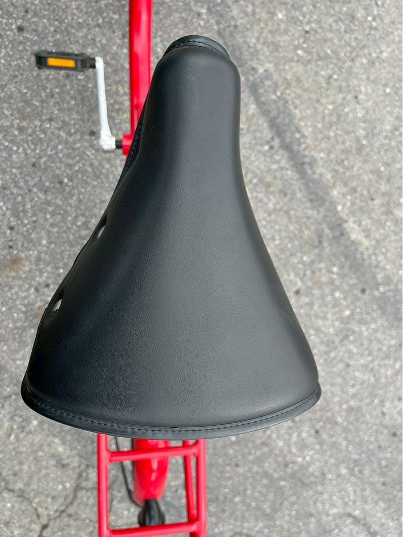 coccinelle 自転車 赤 レトロ おしゃれ コンパクト車【引き取り