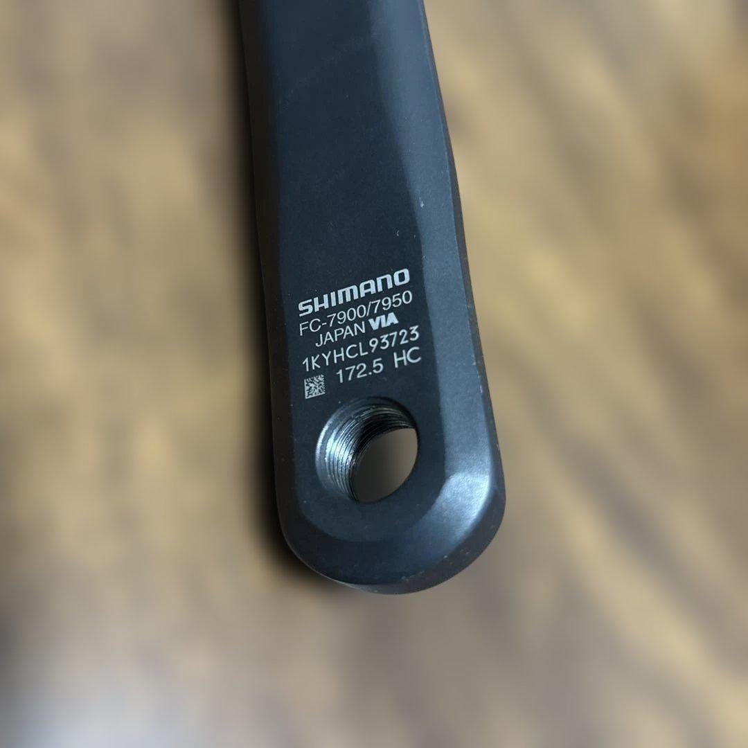 ポ*マ様 【美品】SHIMANO DURA-ACE FC-7900クランク52T