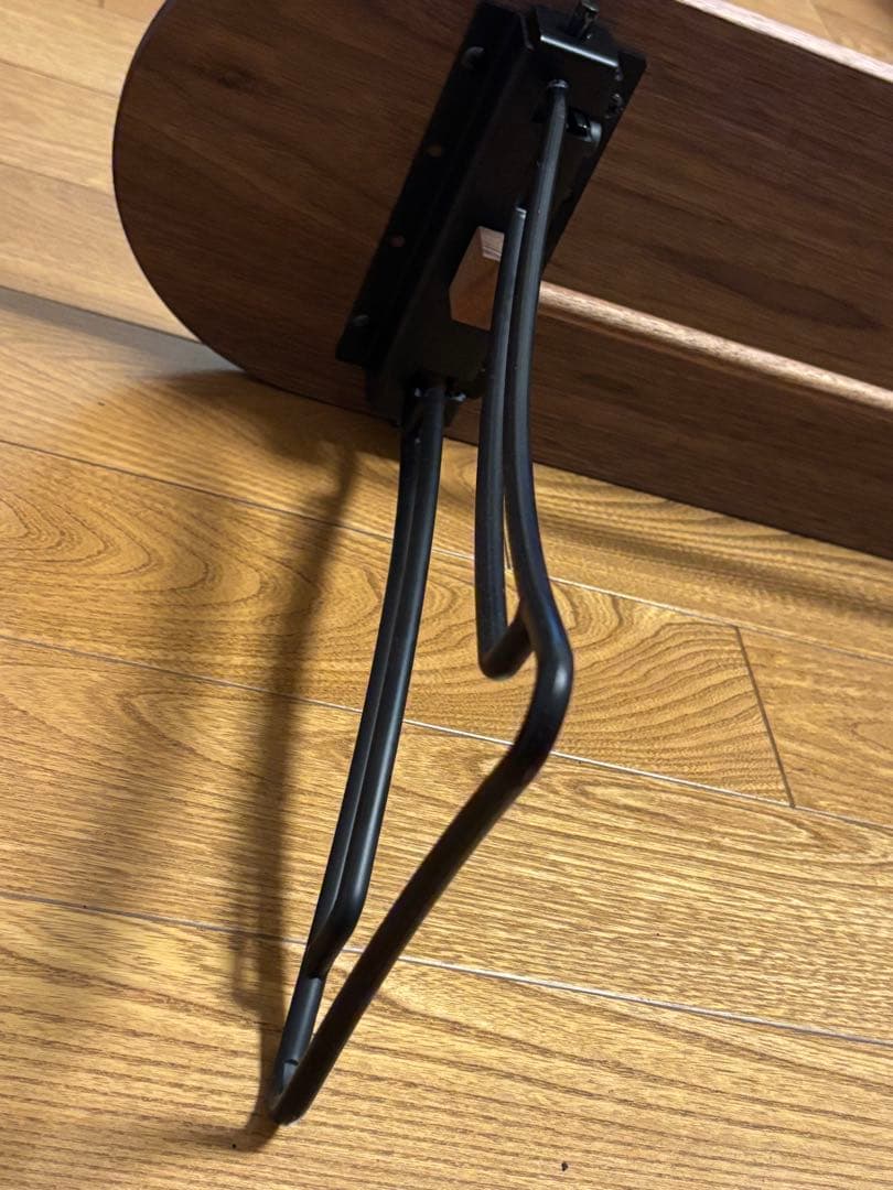 品薄】SOLIDWOODSHELF テーブル（ウッドバー付き）