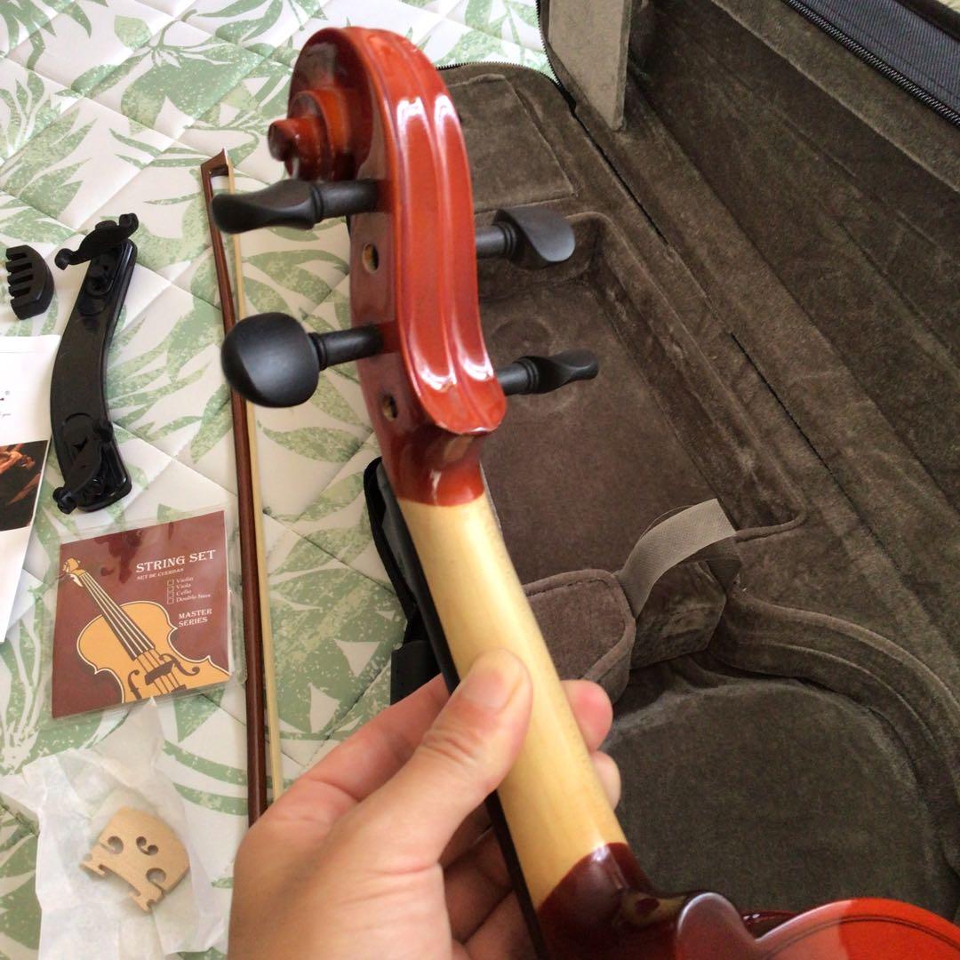 Eastarバイオリン 4/4 単板 ソリッド バイオリンセット 本体