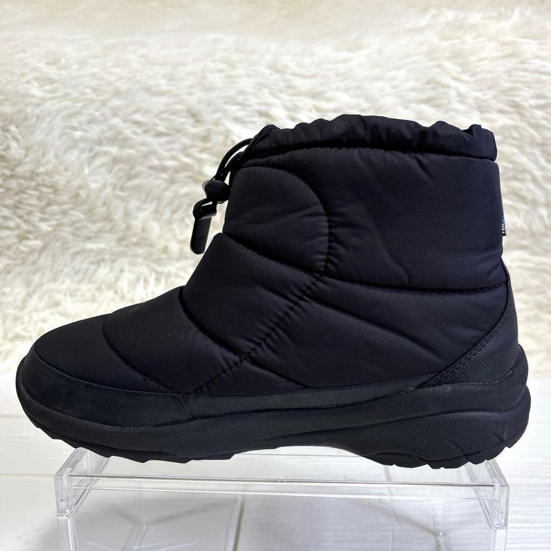 防水✨ノースフェイス スノーブーツ ヌプシ ブーティー アルファドライ 黒 25