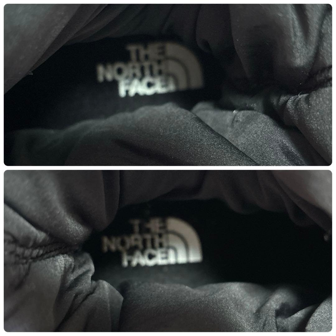 防水✨ノースフェイス スノーブーツ ヌプシ ブーティー アルファドライ 黒 25