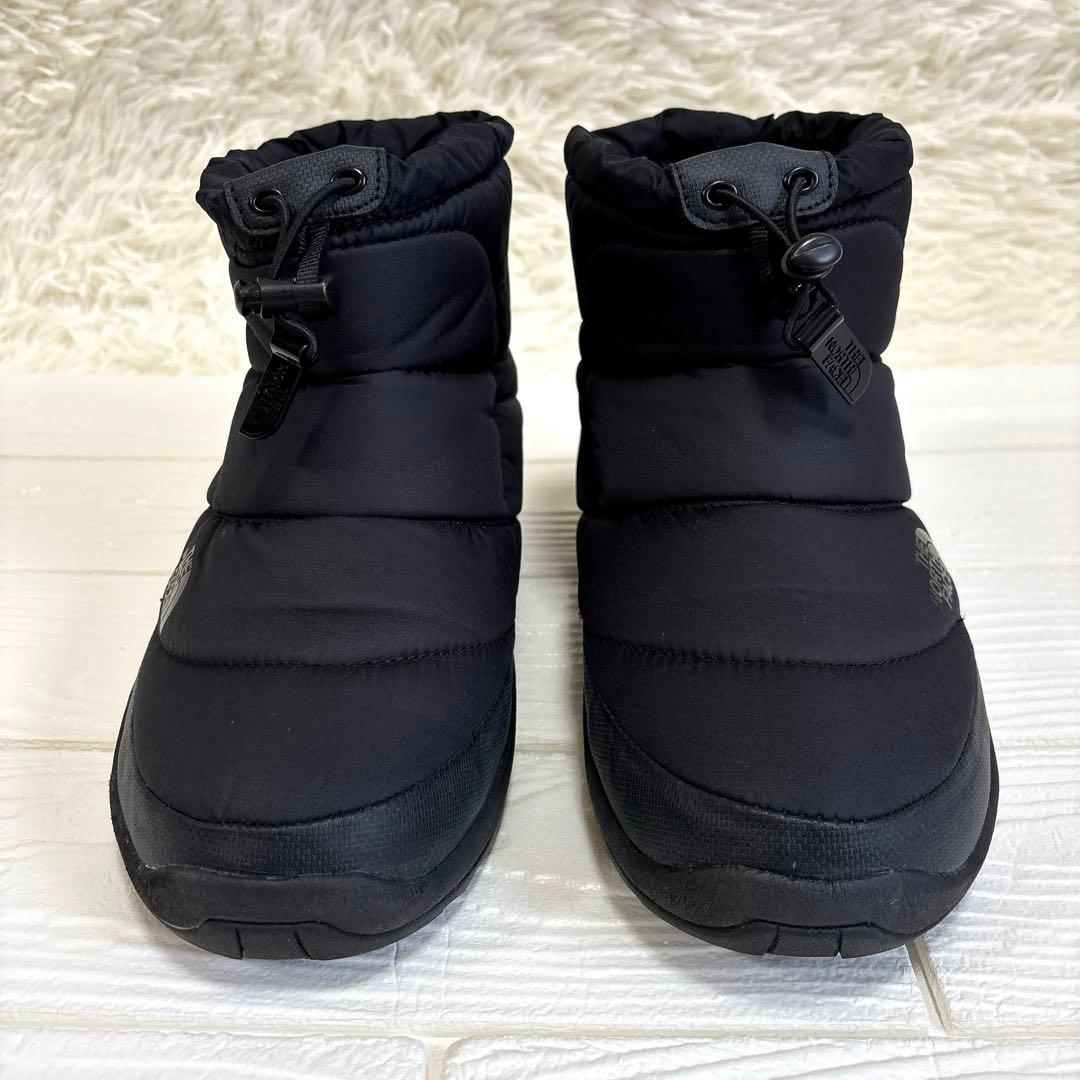 防水✨ノースフェイス スノーブーツ ヌプシ ブーティー アルファドライ 黒 25