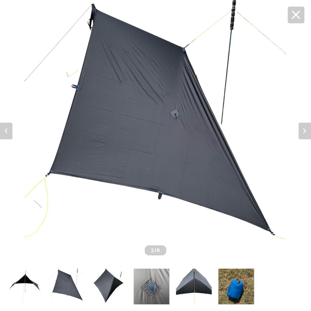 新品未開封 Shimira シミラ タープ UL SIM solo tarp