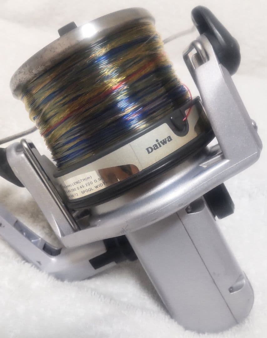 ダイワエンブレムX5000T遠投カゴ釣り専用リール！新品ライン10号付