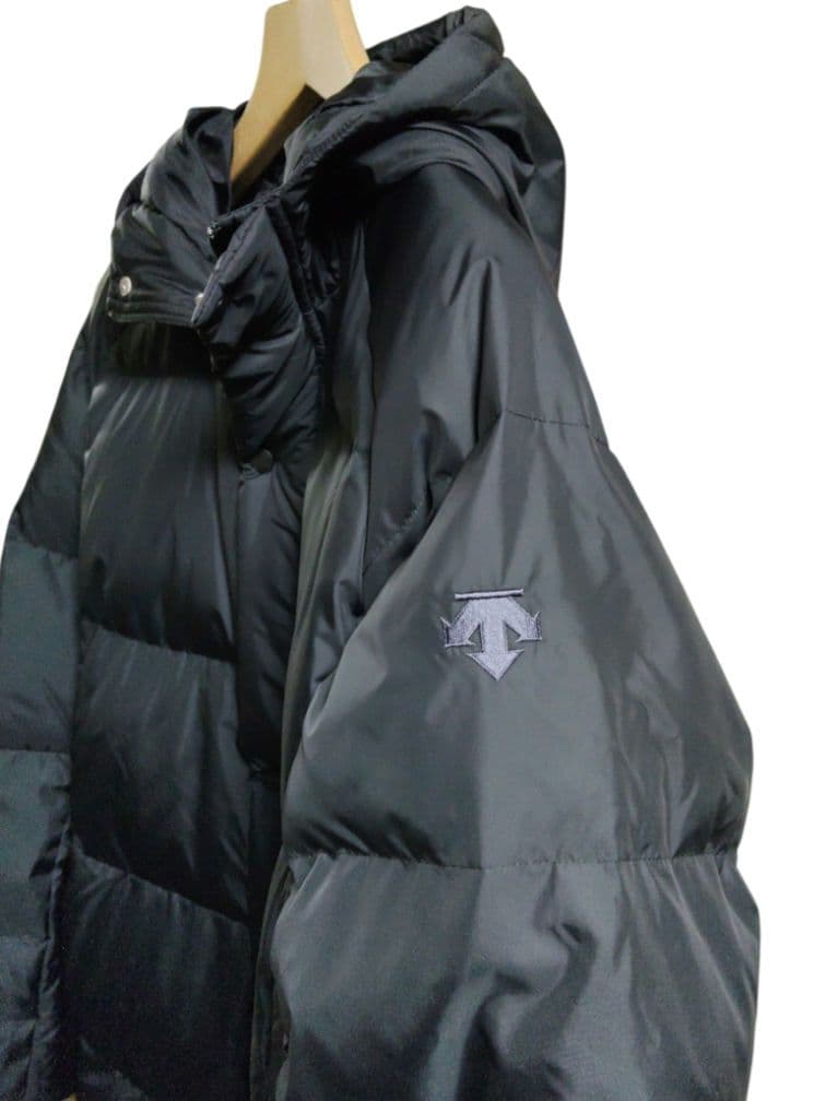 デサント 天然羽毛 ロングダウンコート 撥水 軽量 ストレッチ ベンチコートXL