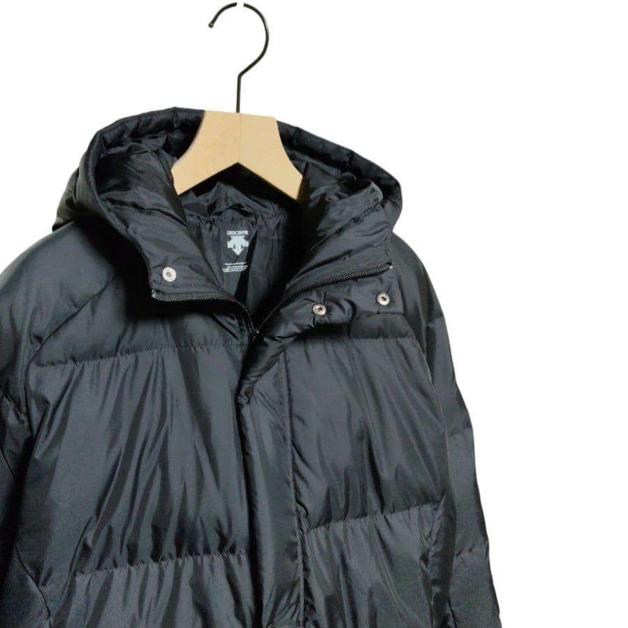 デサント 天然羽毛 ロングダウンコート 撥水 軽量 ストレッチ ベンチコートXL