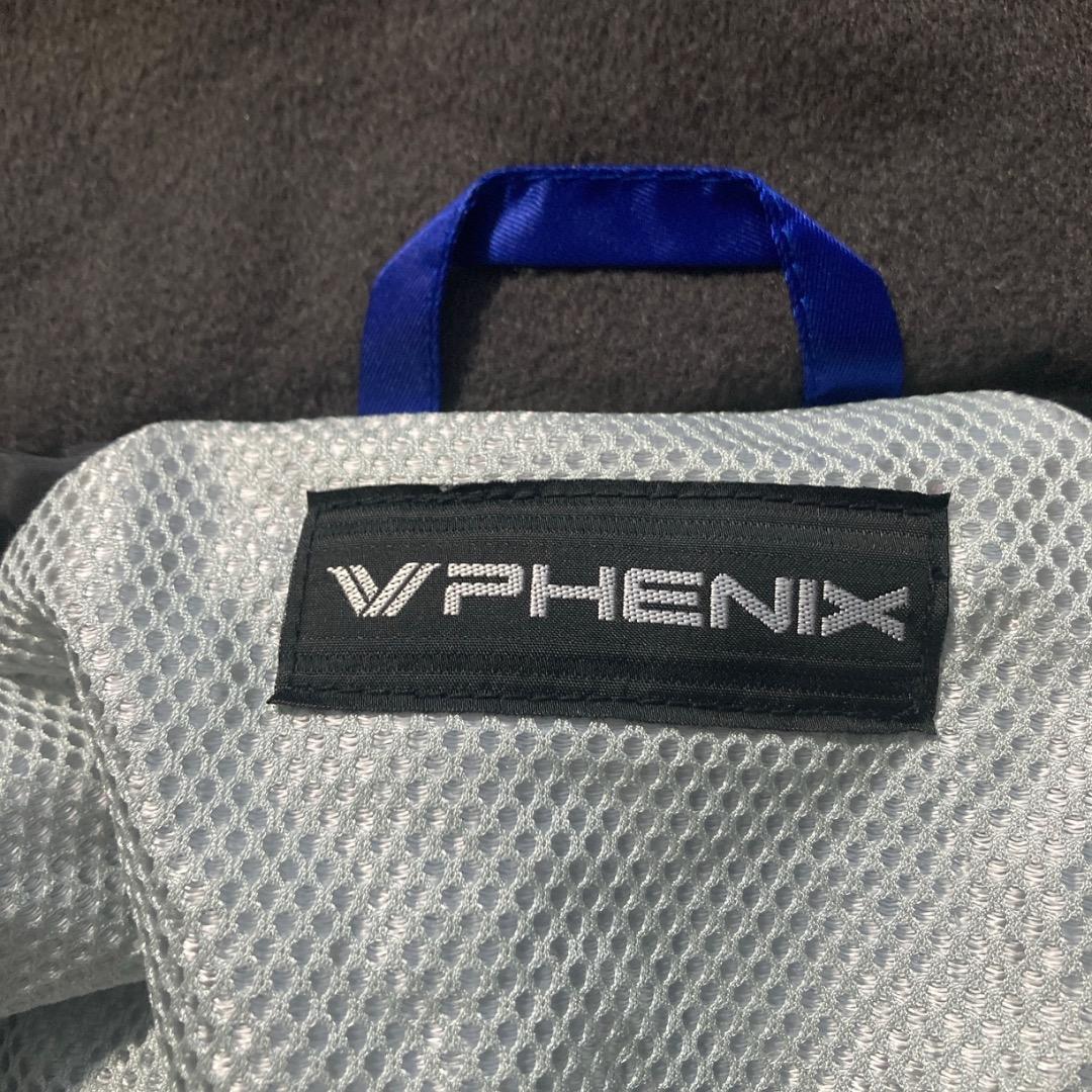 【ビッグサイズ】PHENIX スキーウェア ジャケット 中綿入り フード付き 青