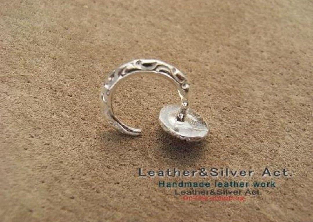 ハンドメイド フックピアス シルバー925, k18コンビ フープー　ピアス