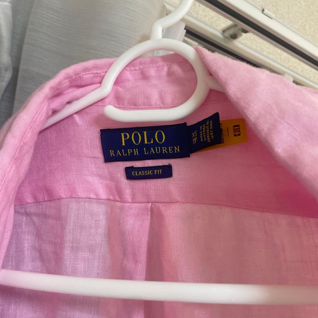 【POLO RALPH LAUREN】カスタムフィット リネン シャツ