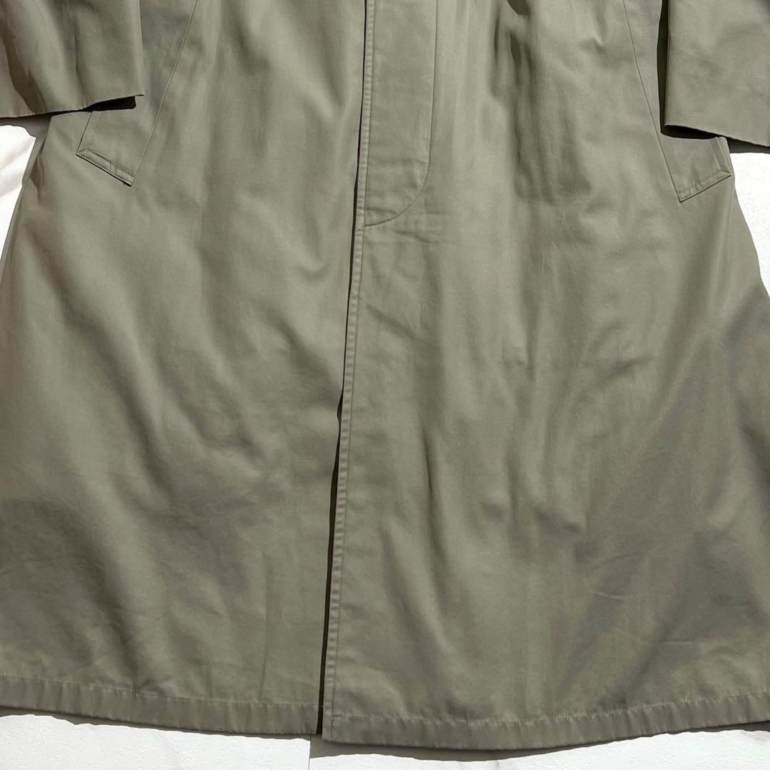 美品✨バーバリー ステンカラーコート XLサイズ ノバチェック ライナー カーキ