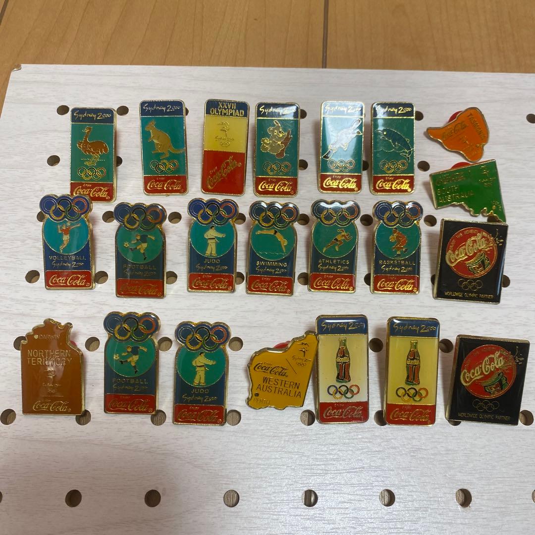 コカ・コーラ シドニーオリンピック2000 ピンバッジまとめ売り - メルカリ