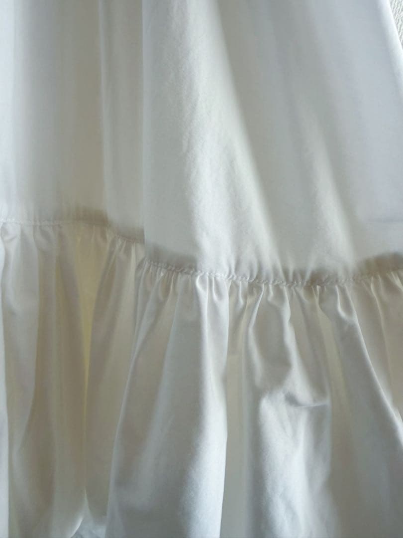 la belle etude 裾バルーンボリュームシャツワンピース