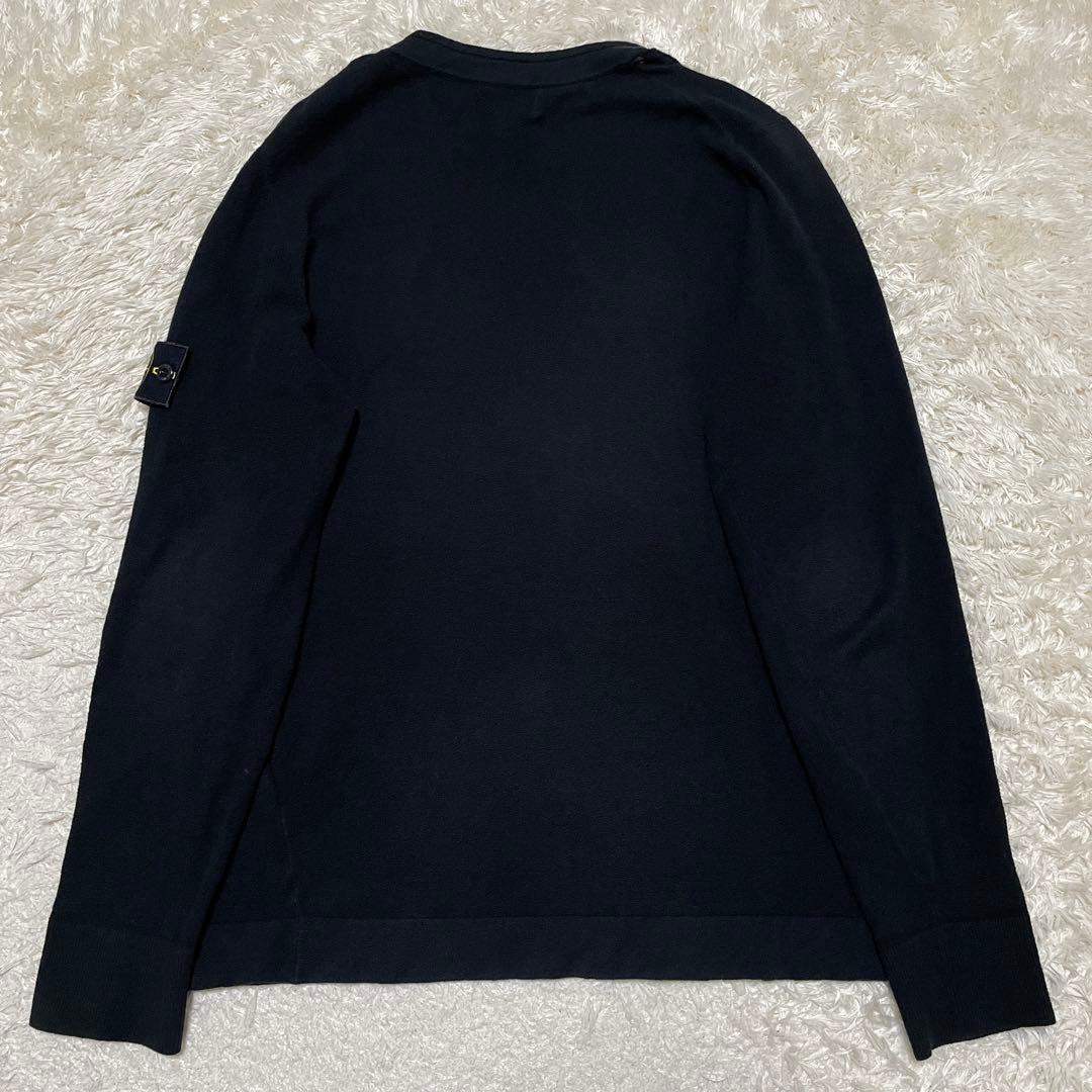 STONE  クルーネック ニットセーター BLACK Lサイズ