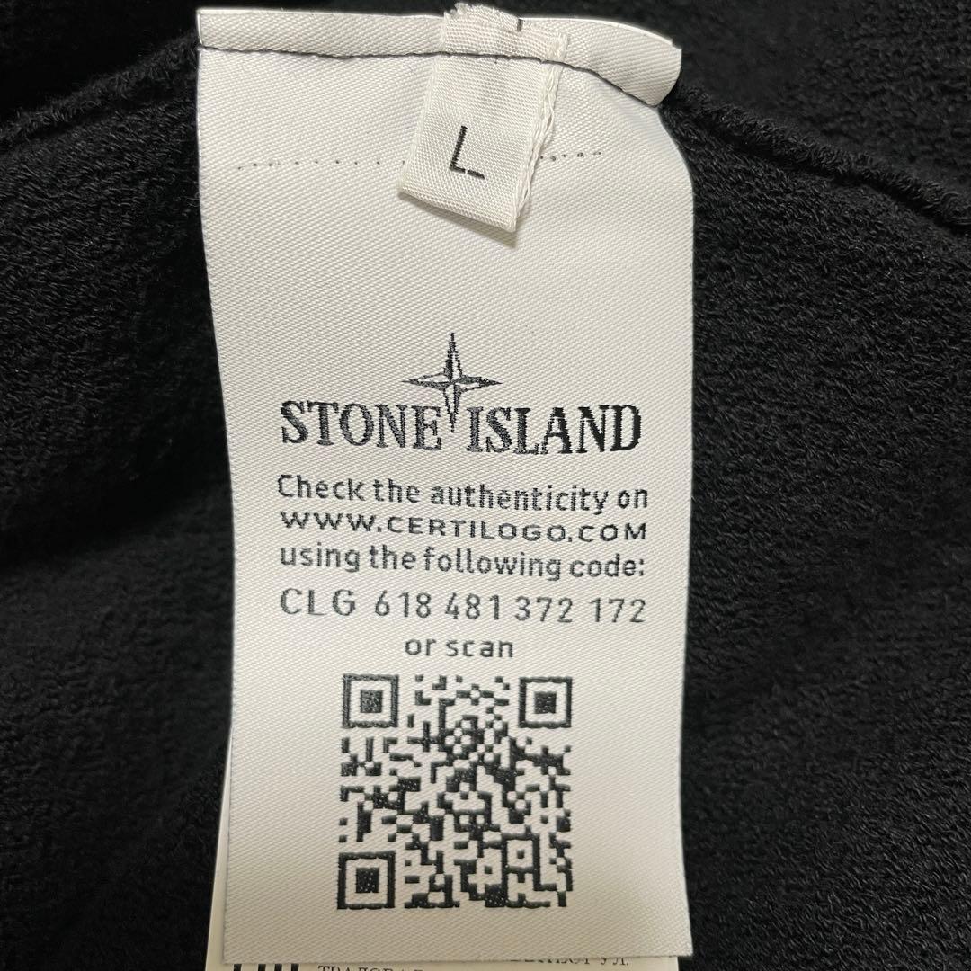 STONE  クルーネック ニットセーター BLACK Lサイズ