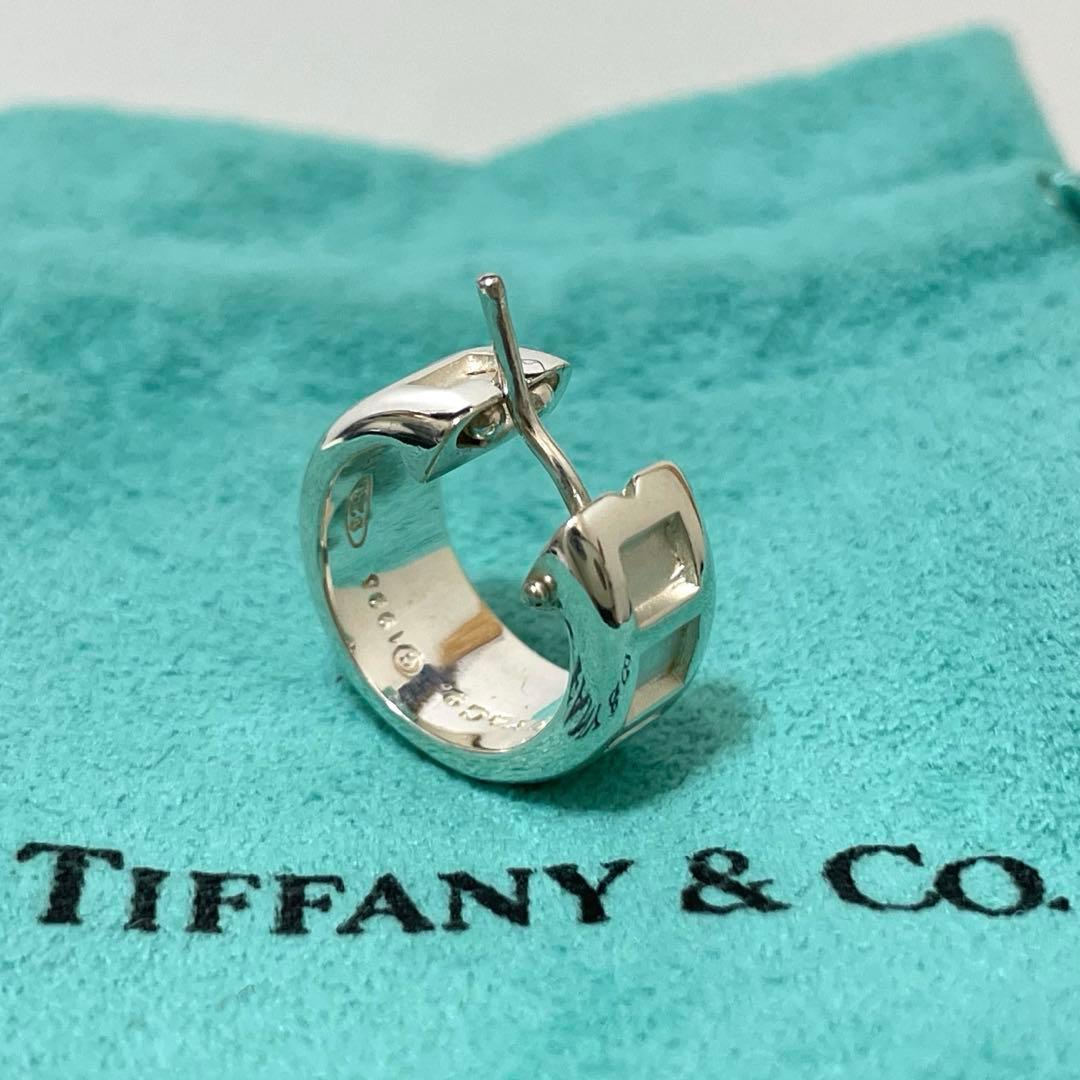 極美品】ティファニーアトラスフープピアス片耳メンズ/レディース925