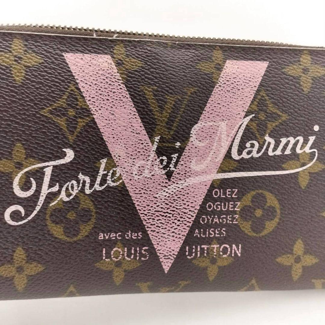 120 ルイヴィトン モノグラム フォルテ デイ マルミ ジッピー ウォレット