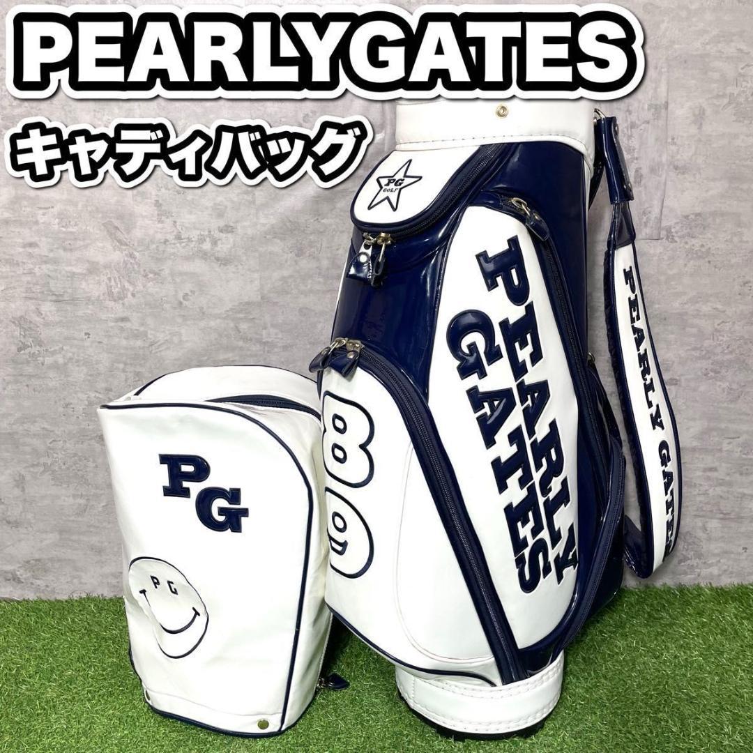 PEARLYGATES パーリーゲイツ キャディバッグ ゴルフバッグ エナメル