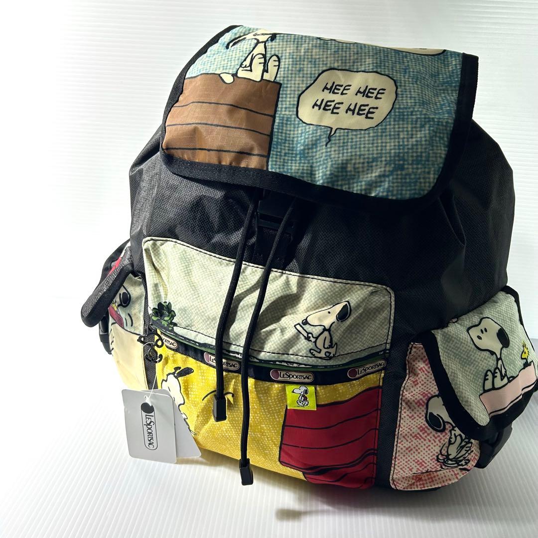 新品 未使用☆LeSportsac リュック バッグパック スヌーピー コラボ