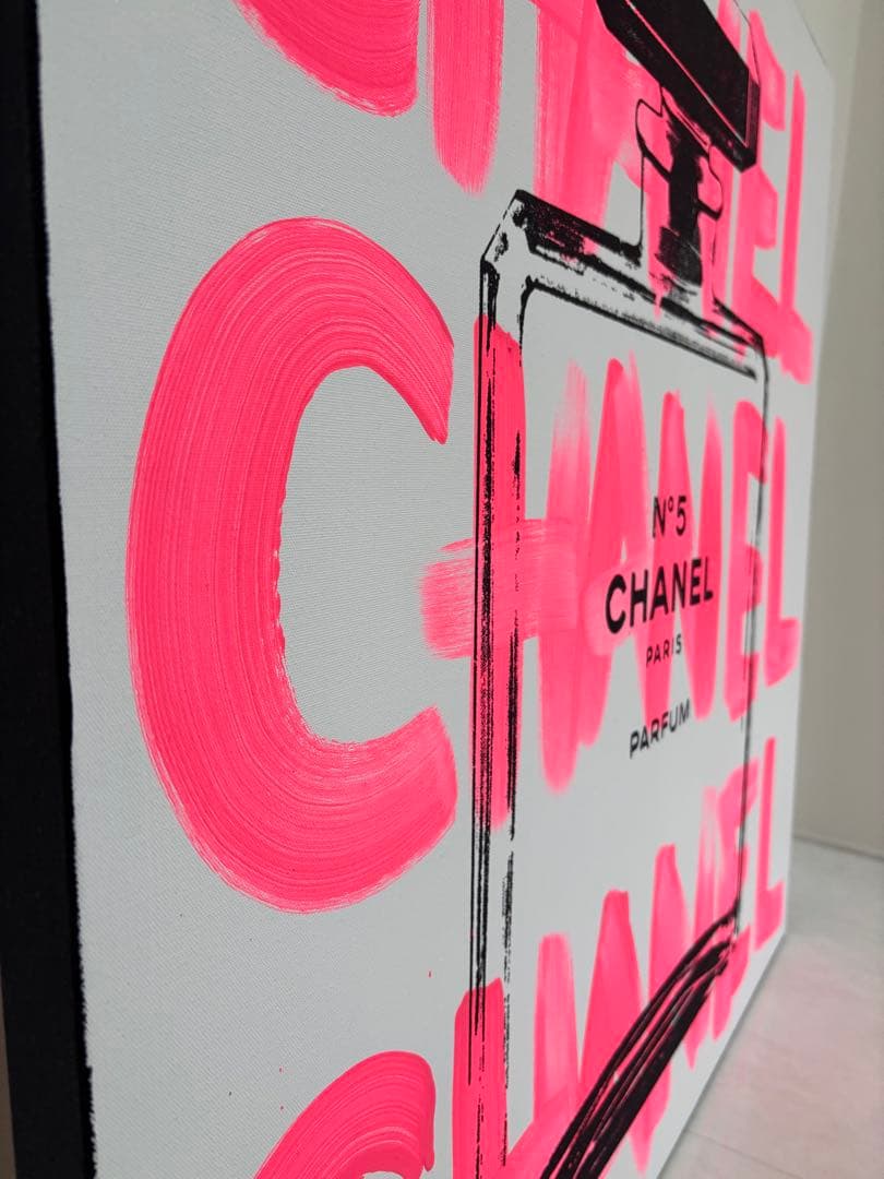 極美品/希少大判】シェーンボーデン 「CHANEL No.5」91×91cm