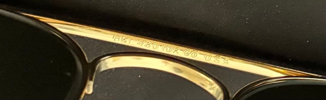 【激レア美品】Ray-Ban Caravan 1/30 10K GO USA