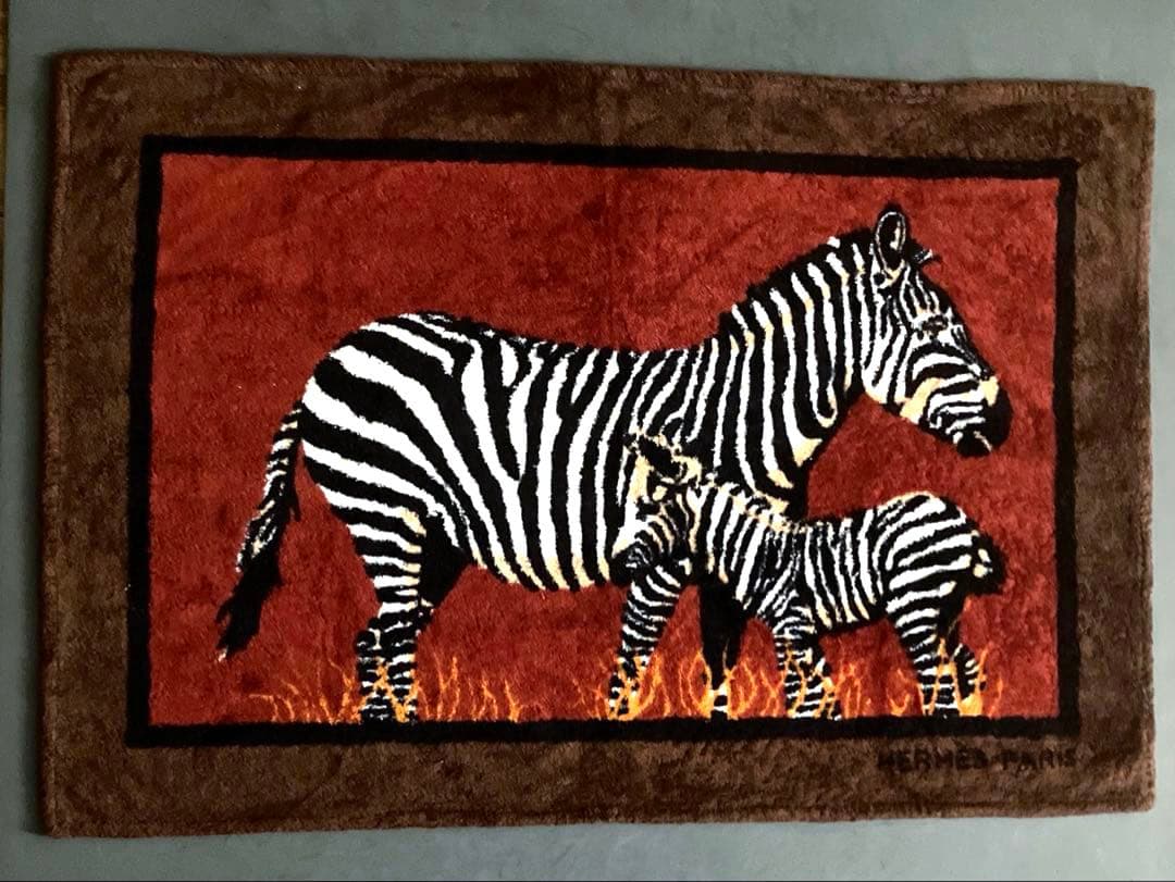 HERMES エルメス ビーチタオル バスマット