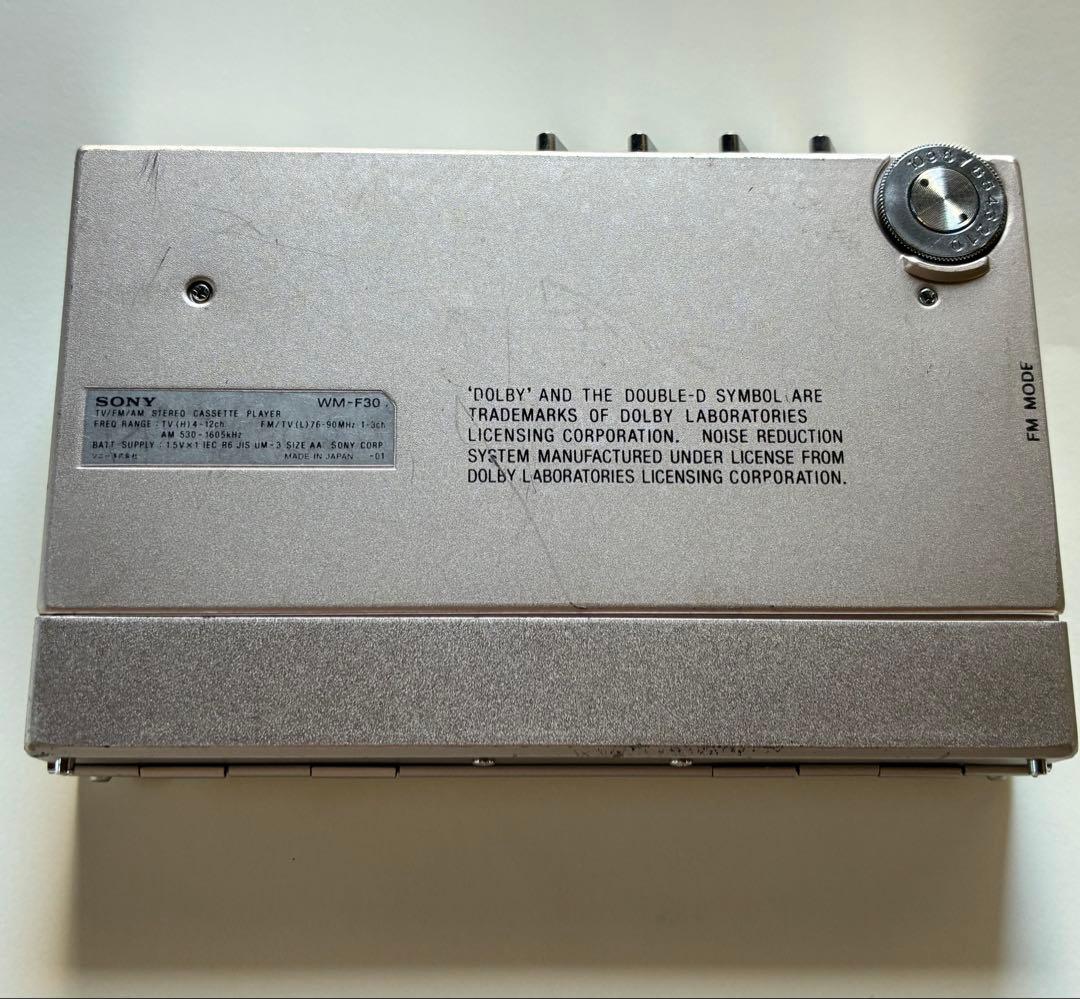 SONY ウォークマン　WM-F30 カセットプレーヤー ジャンク品