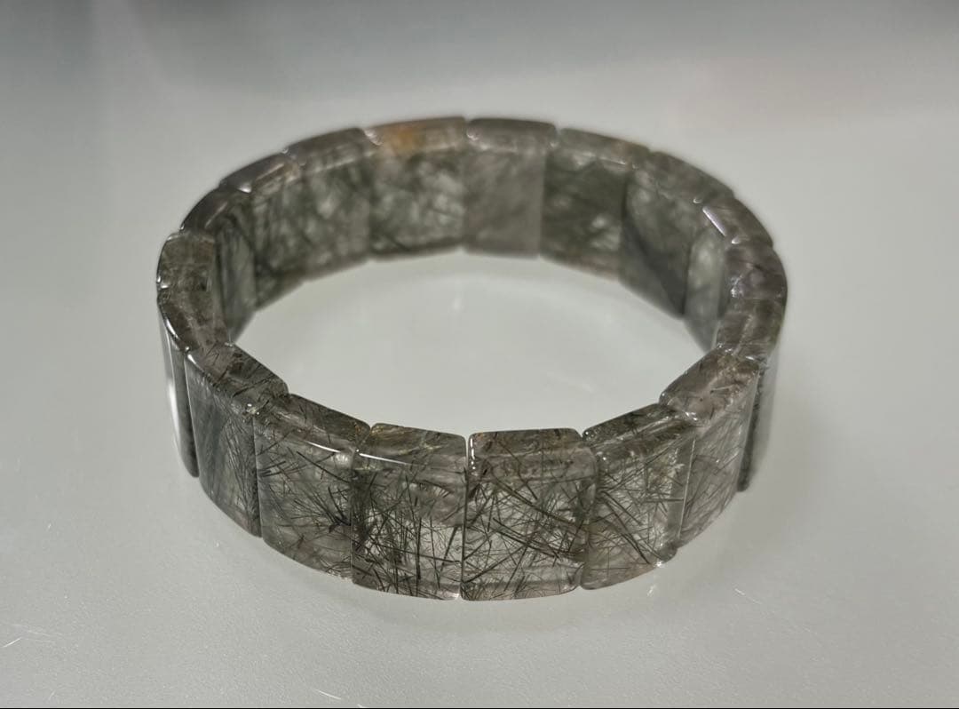 グリーンルチル バングル（鑑別書付）