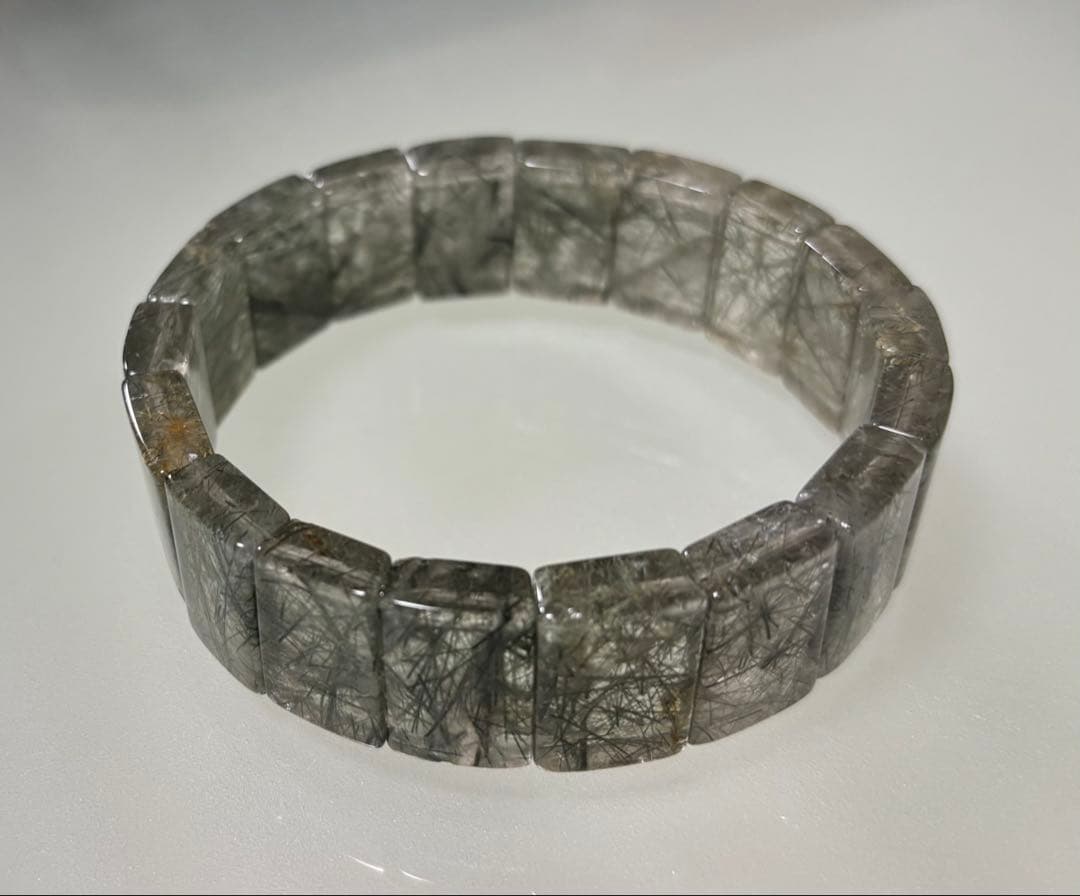 グリーンルチル バングル（鑑別書付）