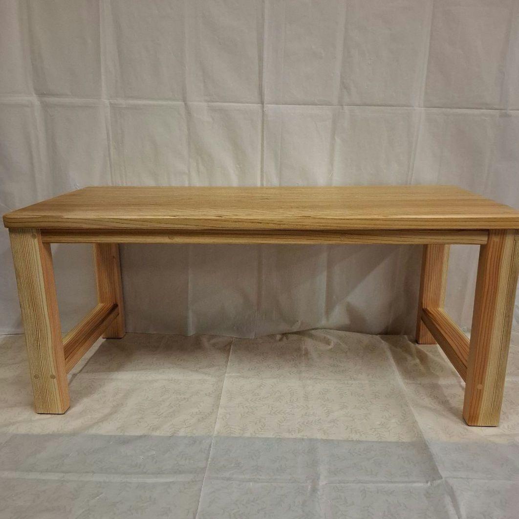 天然杉一枚板　テーブル　サイドテーブル　コーヒーテーブル　作業台　ベンチ　TV台