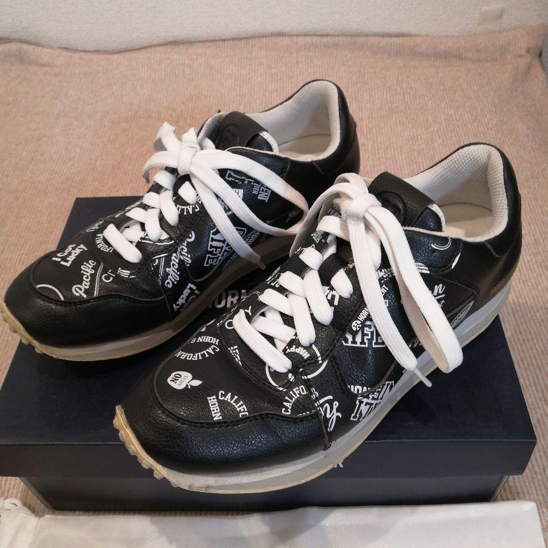 HORN GARMENT ゴルフシューズ ブラック/ホワイト