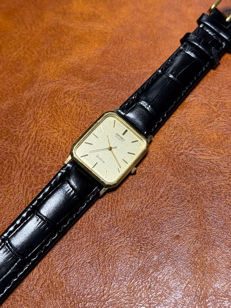 A118 希少 稼動品 SEIKO DOLCE レクタンギュラー80年代 - メルカリ