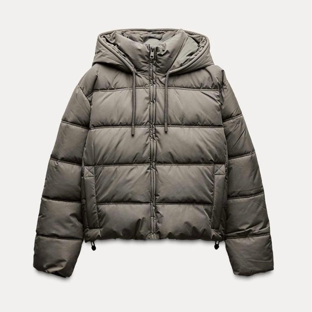 Zaraウォーター ウィンドプロテクション ショートパフアノラック