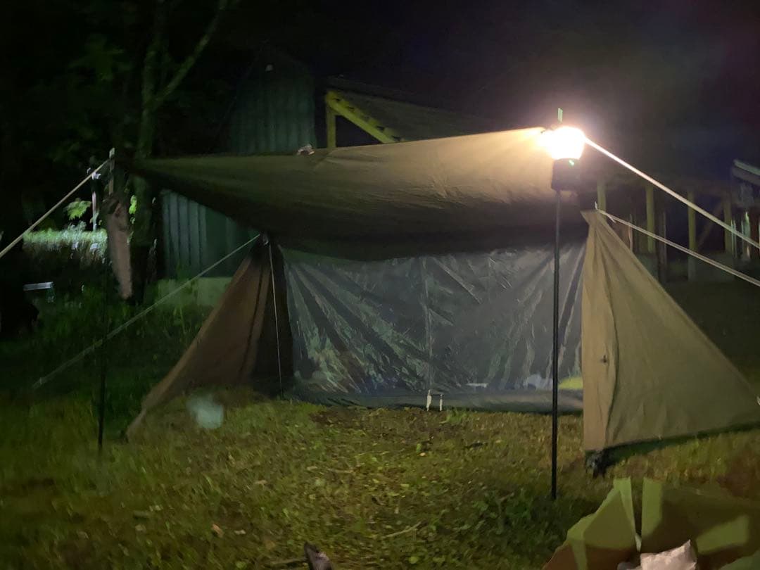 BUNDOK ソロベース　マット　スノーピーク寝袋セット