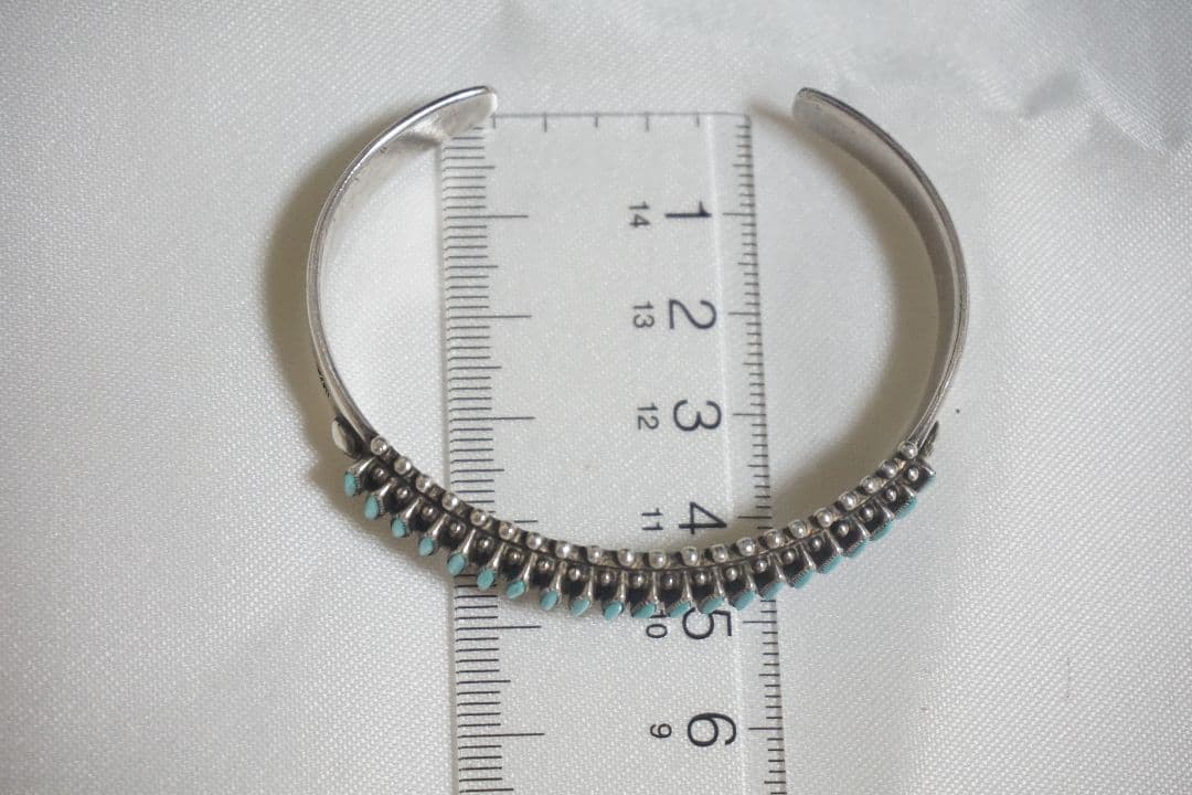 ズニ族 ターコイズ バングル インディアン ジュエリー ネイティブ ナバホ