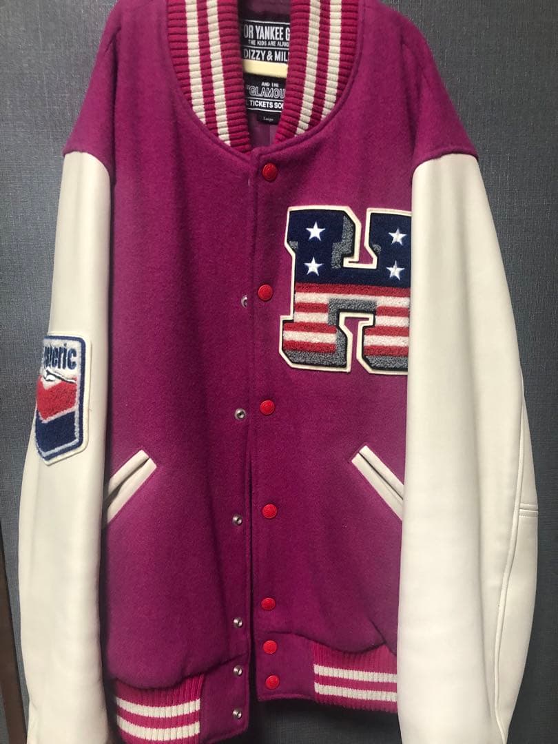 HYSTERIC GLAMOUR スタジャン L パープル