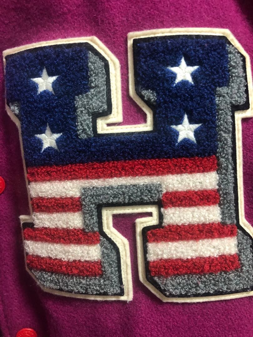 HYSTERIC GLAMOUR スタジャン L パープル