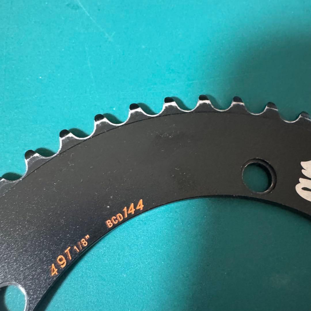 ENGINE 11 チェーンリング 49T BCD144 厚歯