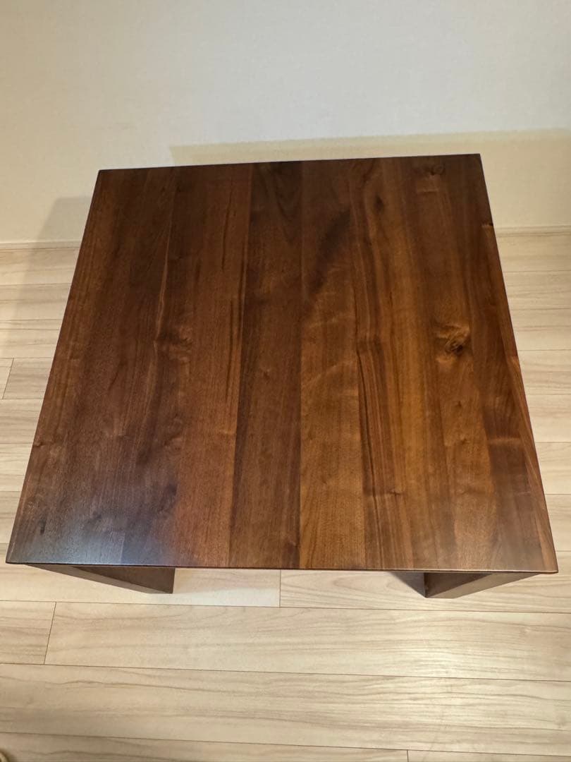 ✨一時的大値下げ✨ ダイニングテーブル ウォルナット 縦80横80高さ70