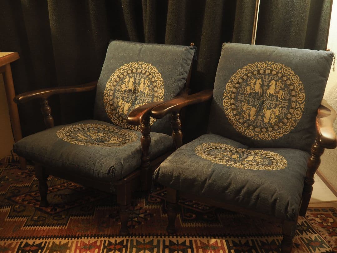 値引中】“飛騨産業”キツツキアーム1pソファB