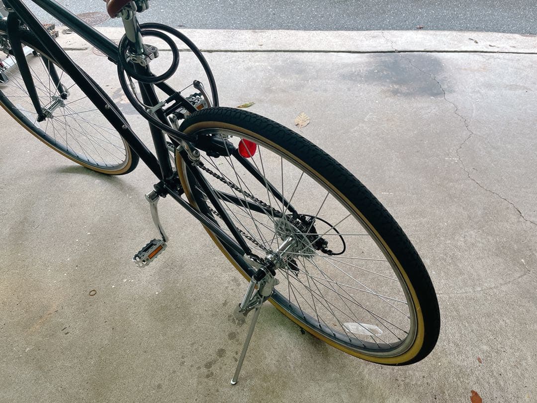 ブラック クロスバイク Vブレーキ シマノ