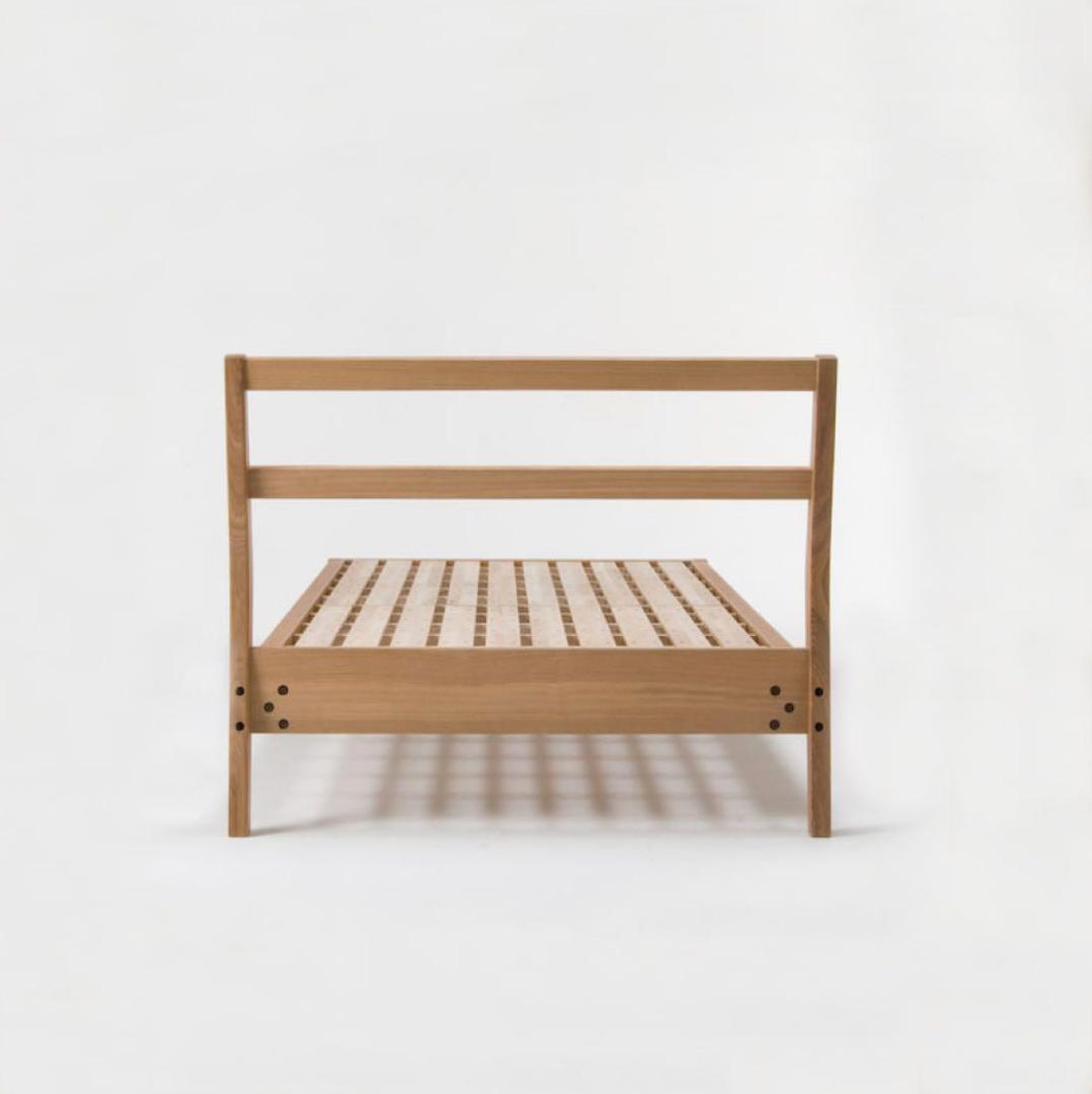 2台セット 【無印良品】MUJI タモ材 シングル ベッドフレーム - メルカリ