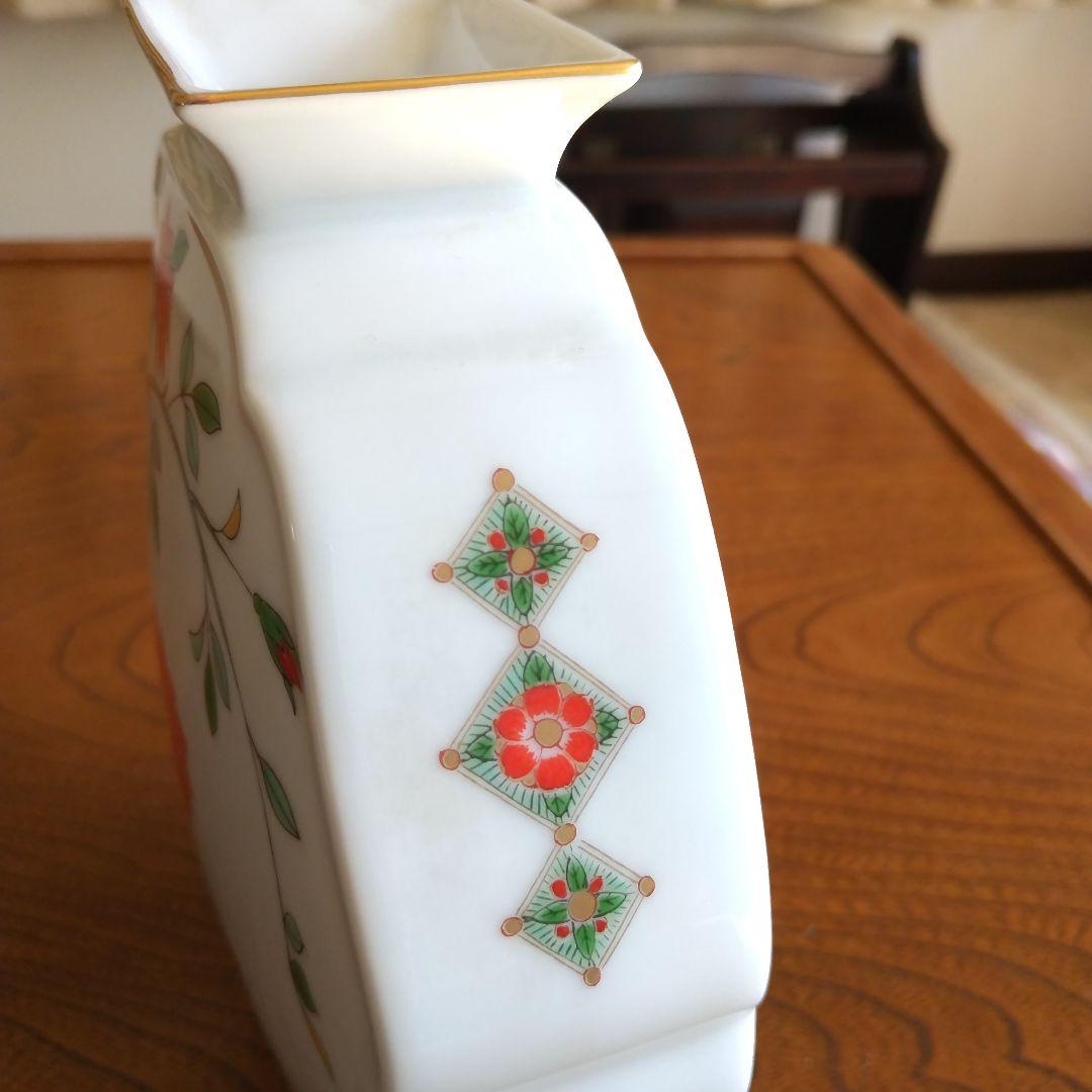 酒器 白梅画 徳利 穂山 盃 嘉々瑞 木箱付(メ1494) 酒器 白梅画 徳利 穂